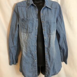 Button Up Jean Shirt